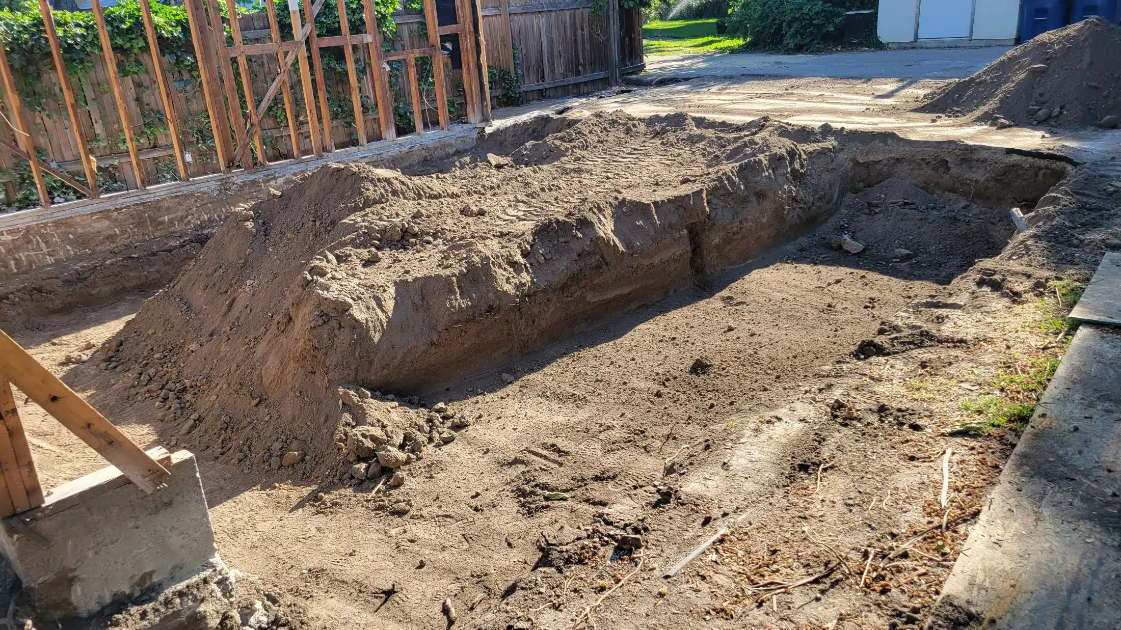 Dozer grading and shaping a building lot during site work in Star, Idaho